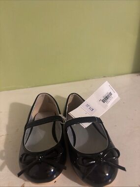 Janie and Jack  black shoes size 5